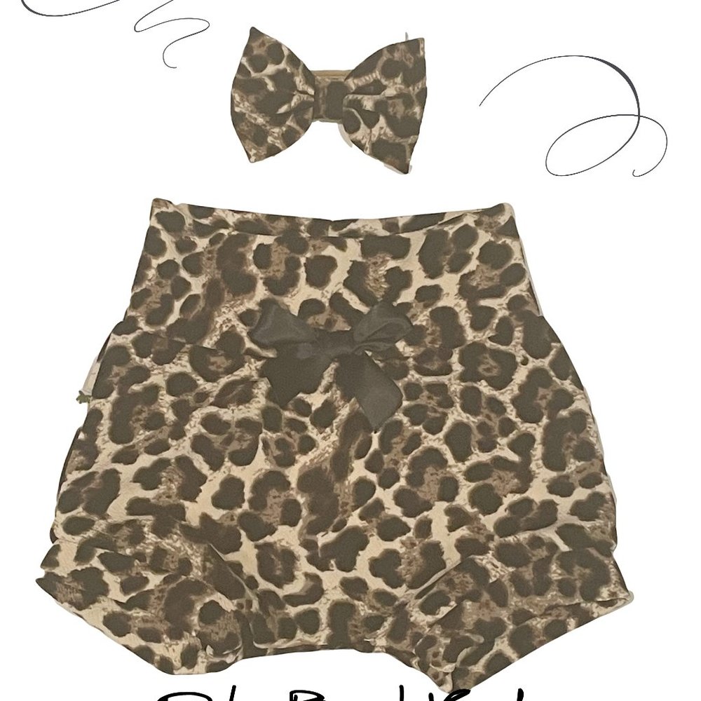 Leopard Girls Bummies / Bloomers